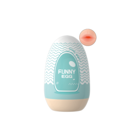 Gaine Masturbatrice Réutilisable FUNNY EGG – Design Réaliste Bouche